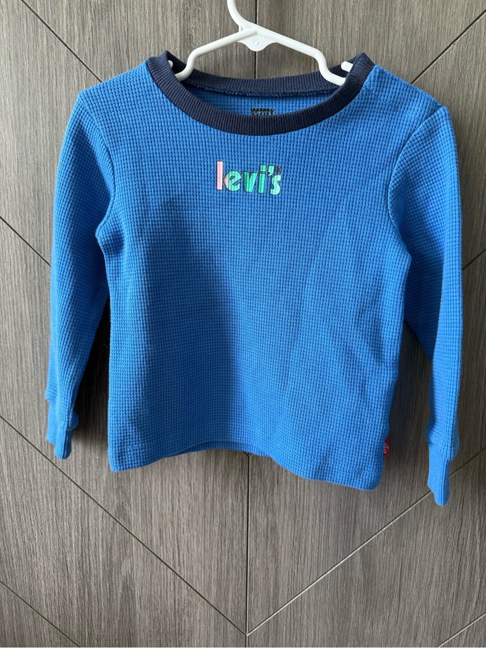Levi's Toddler Blue Long-Sleeve Thermal Top